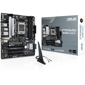 Asus Prime B650M-A AX II Gaming Desktop Motherboard - AMD B650 Chipset - Socket AM5 - Micro ATX — PRIMEB650M-AAXII