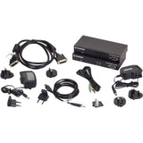 Black Box KVX Series KVM Extender Kit over CATx - DVI-D, USB 2.0, Serial, Audio, Local Video — KVXLCF-100-R2