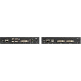 Black Box KVX Series KVM Extender Kit over CATx - DVI-D, USB 2.0, Serial, Audio, Local Video — KVXLCF-100-R2
