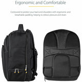 StarTech.com 17.3" Laptop Backpack w/ Removable Accessory Case, Professional IT Tech Backpack for Work/Travel/Commute, Nylon Computer Bag — NTBKBAG173
