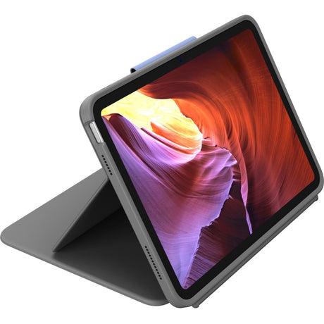 Logitech Rugged Folio Rugged Keyboard/Cover Case (Folio) for 10.9" Apple, Logitech iPad (10th Generation & A16) Tablet - Graphite — 920-011295
