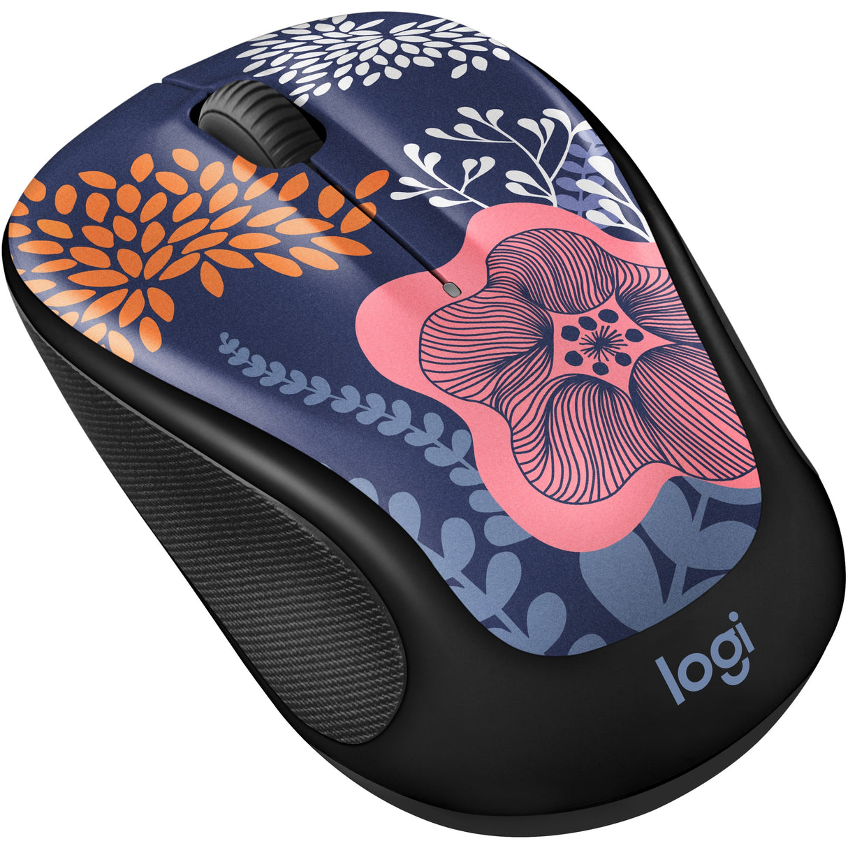 Logitech Design Collection Limited Edition Wireless Mouse with Colorful Designs - USB Unifying Receiver, 12 months AA Battery Life, Portable & Lightweight, Easy Plug & Play with Universal Compatibility - FOREST FLORAL — 910-006552