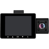 myGEKOgear by Adesso Scout Pro 2K 3-Channel Dash Cam Surveillance Edition with Front View, Cabin View, Rear View, APP for Instant Video Access, Wide Angle View, 32GB SD Card Included, G-Sensor, ODB2 Cable for Toolless 24/7 Surveillance — GOSP32G