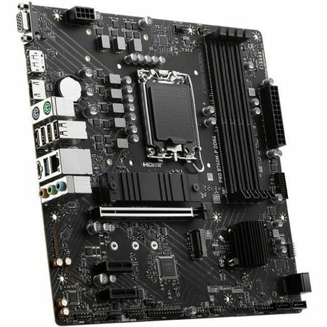 MSI Pro PRO B760M-P DDR4 Gaming Desktop Motherboard - Intel B760 Chipset - Socket LGA-1700 - Mini ATX — B760MPD4