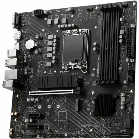 MSI Pro PRO B760M-P DDR4 Gaming Desktop Motherboard - Intel B760 Chipset - Socket LGA-1700 - Mini ATX — B760MPD4