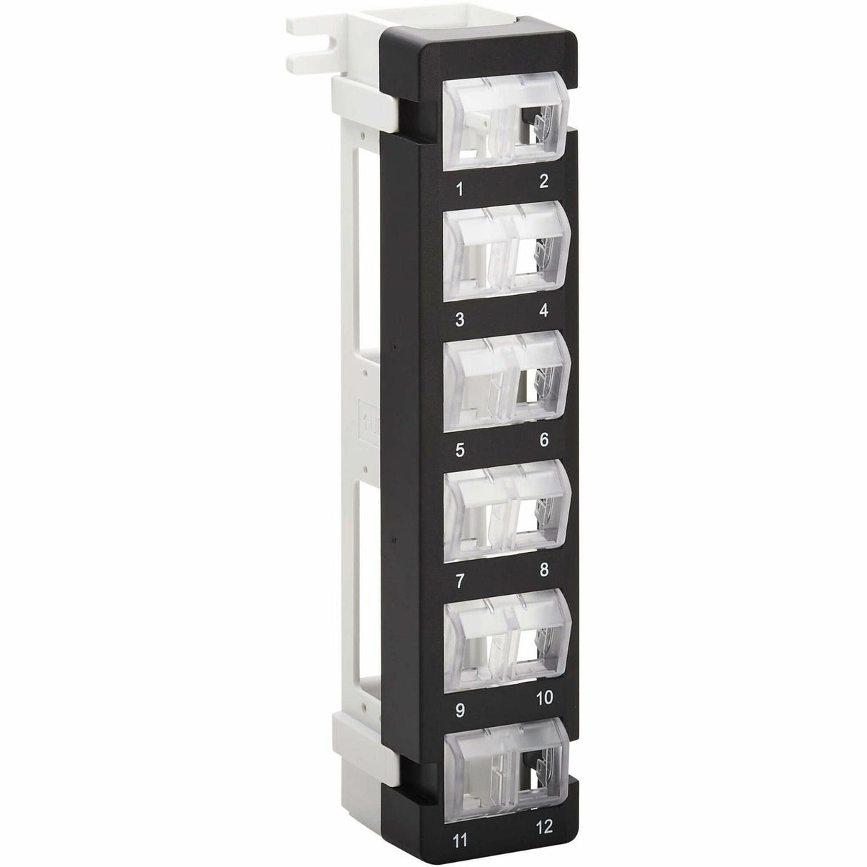 Eaton Tripp Lite Series 12-Port Wall-Mount Patch Panel for UTP Keystone Jacks, Rotatable Modules, TAA — N062-012-KJ-WM