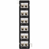 Eaton Tripp Lite Series 12-Port Wall-Mount Patch Panel for UTP Keystone Jacks, Rotatable Modules, TAA — N062-012-KJ-WM