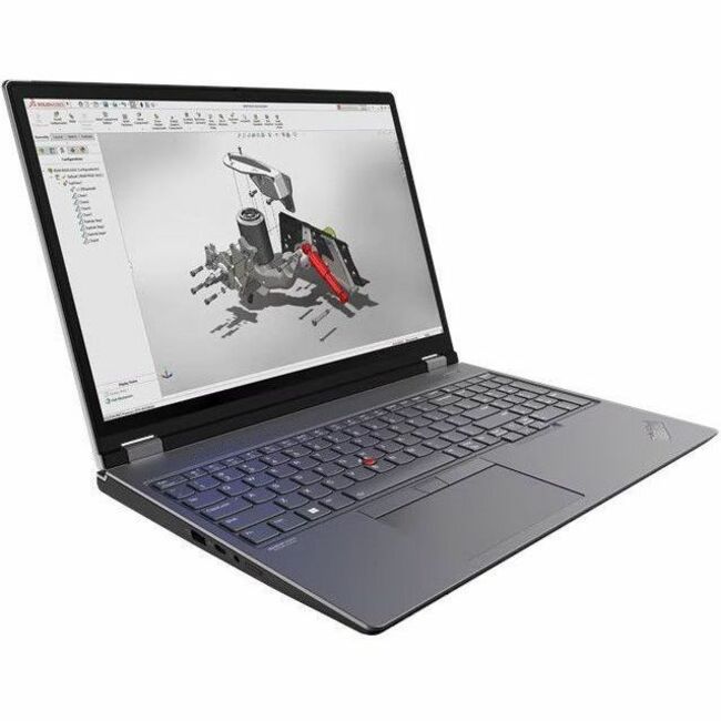 Lenovo ThinkPad P16 Gen 2 21FA0032US 16" Mobile Workstation - WQXGA - Intel Core i7 13th Gen i7-13700HX - 16 GB - 512 GB SSD - English Keyboard - Villi Black, Storm Gray — 21FA0032US