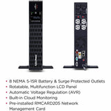 CyberPower PR1000RT2UCN Smart App Sinewave UPS Systems — PR1000RT2UCN