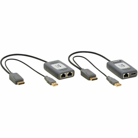 Eaton Tripp Lite Series 1-Port DisplayPort over Cat6 Extender Kit, Pigtail Transmitter/Receiver, 4K 60 Hz, HDR, 4:4:4, 230 ft. (70.1 m), TAA — B127U-111-PDPD
