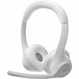 Logitech Zone 300 Wireless Bluetooth Headset With Noise-Canceling Microphone, Compatible with Windows, Mac, Chrome, Linux, iOS, iPadOS, Android - Off-white — 981-001416