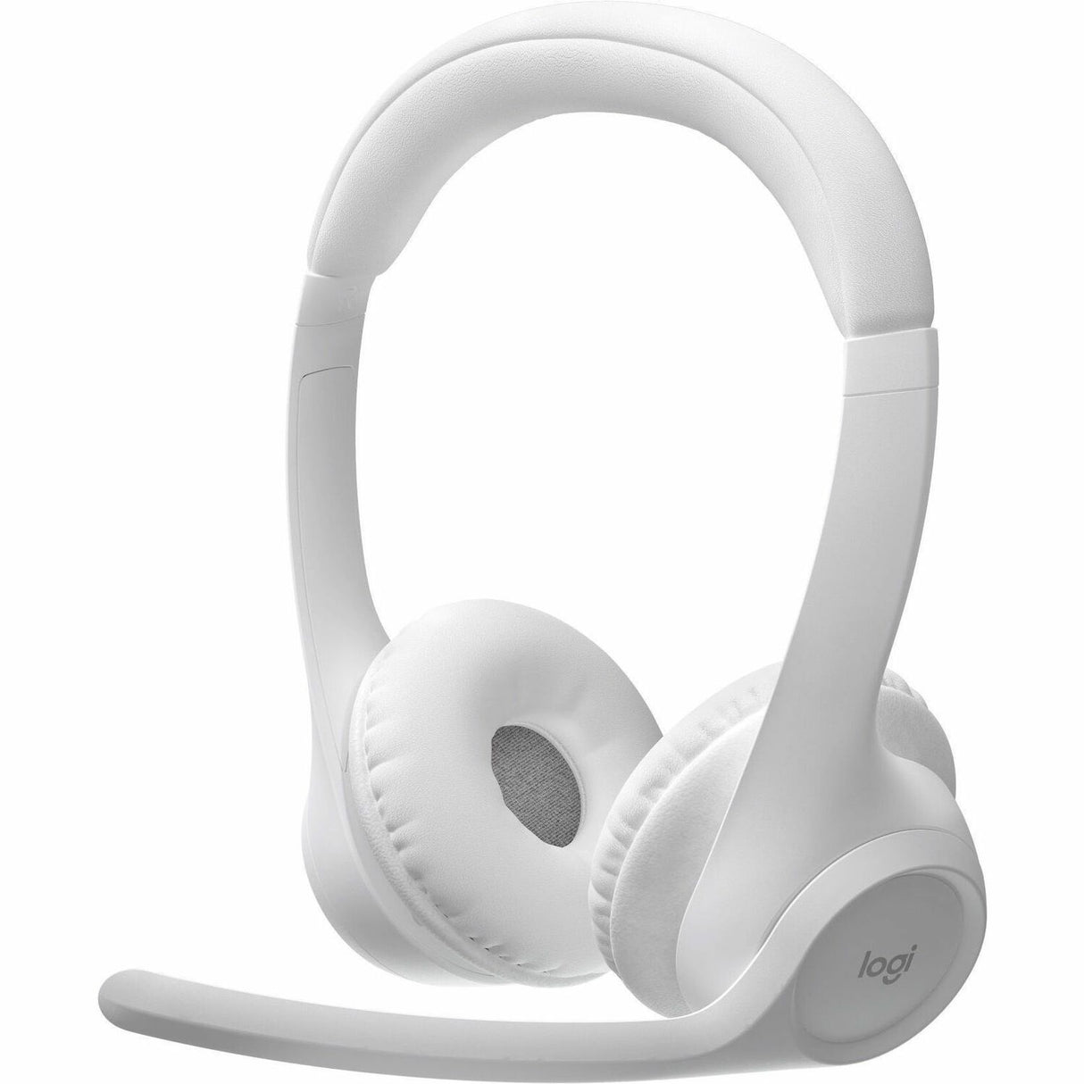 Logitech Zone 300 Wireless Bluetooth Headset With Noise-Canceling Microphone, Compatible with Windows, Mac, Chrome, Linux, iOS, iPadOS, Android - Off-white — 981-001416