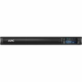 APC Smart-UPS, Line Interactive, 1000 VA, LCD, Rackmount 1U, 120V, 4x NEMA 5-15R outlet, USB, AVR, Short Depth — SMT1000RM1U