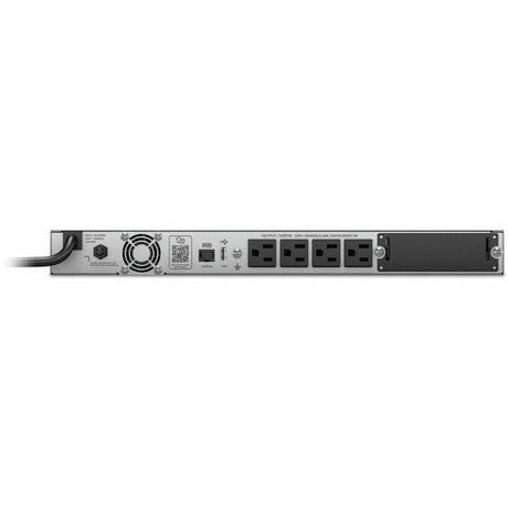 APC Smart-UPS, Line Interactive, 1000 VA, LCD, Rackmount 1U, 120V, 4x NEMA 5-15R outlet, USB, AVR, Short Depth — SMT1000RM1U