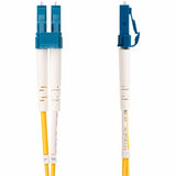 StarTech.com 25m (82ft) LC to SC (UPC) OS2 Single Mode Duplex Fiber Optic Cable, 9/125, 100G, Low Insertion Loss, LSZH Fiber Jumper Cord — SMLCSC-OS2-25M
