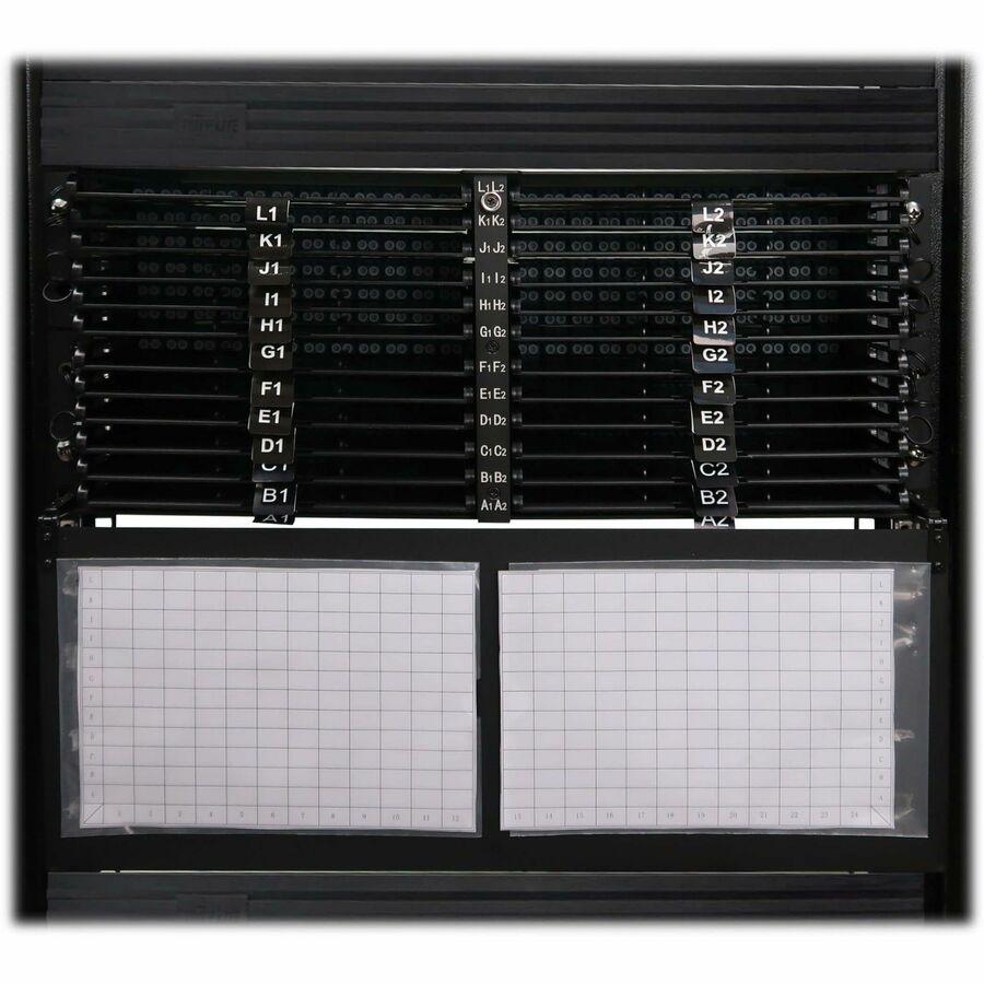 Eaton Tripp Lite Series High-Density Panel Fiber Splice Enclosure - 24 Splicing Cassettes, 576 LC/APC SM 0.9 mm, 1.5 m Pigtail, 4U Rack — N600P-576A-24