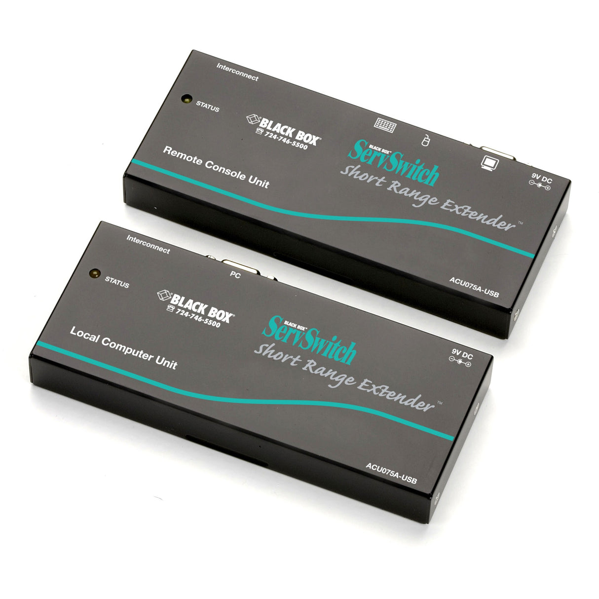 Black Box ServSwitch KVM Short-Range Extender Kit, USB — ACU075A-USB