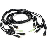 Vertiv Avocent USB Keyboard and Mouse, Dual HDMI and Audio Cable, 6 ft. for Vertiv Avocent SV and SC Series Switches — CBL0116