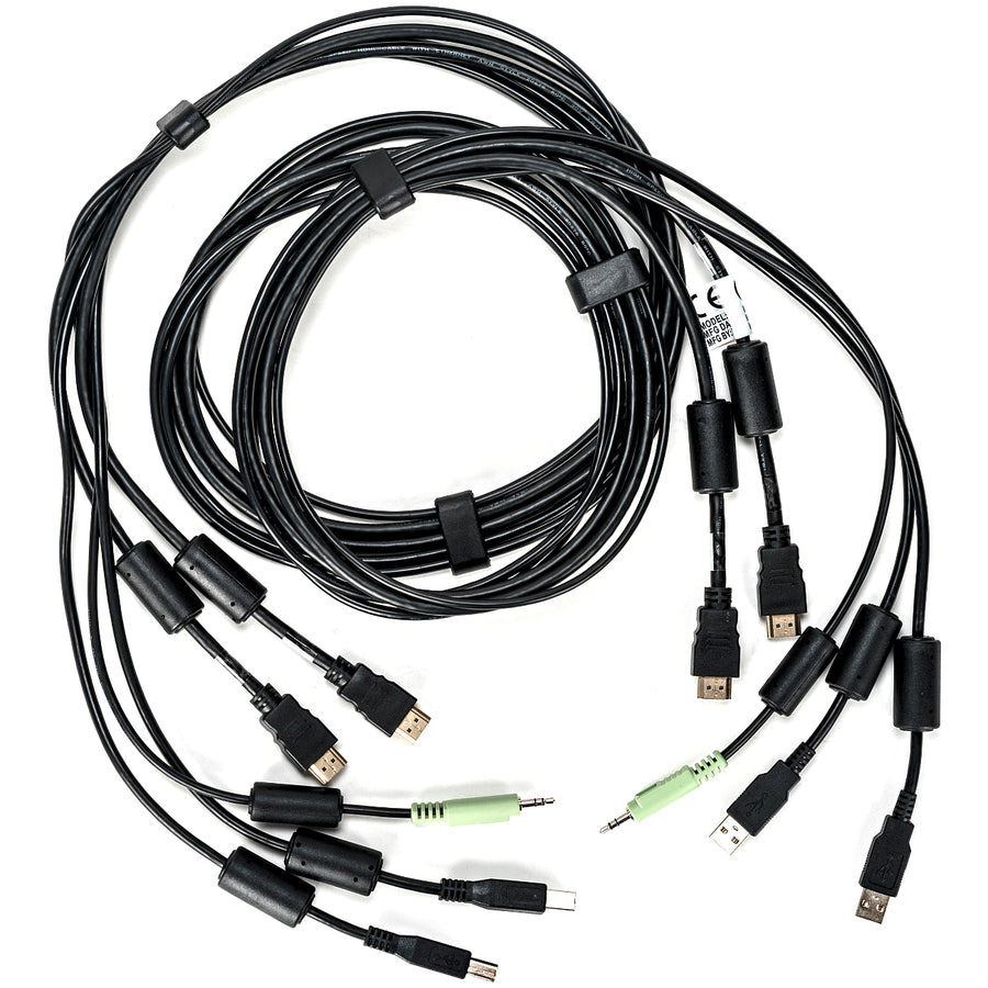 Vertiv Avocent USB Keyboard and Mouse, Dual HDMI and Audio Cable, 6 ft. for Vertiv Avocent SV and SC Series Switches — CBL0116