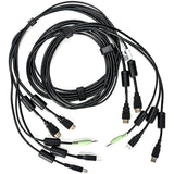 Vertiv Avocent USB Keyboard and Mouse, Dual HDMI and Audio Cable, 6 ft. for Vertiv Avocent SV and SC Series Switches — CBL0116