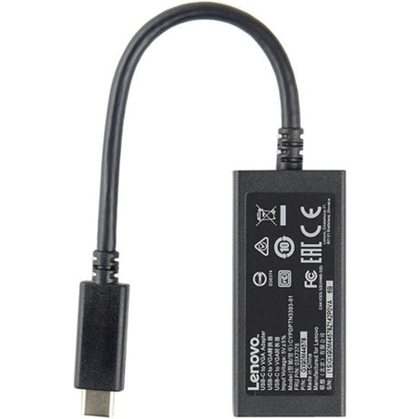 Lenovo USB-C to VGA Adapter — 4X90M42956
