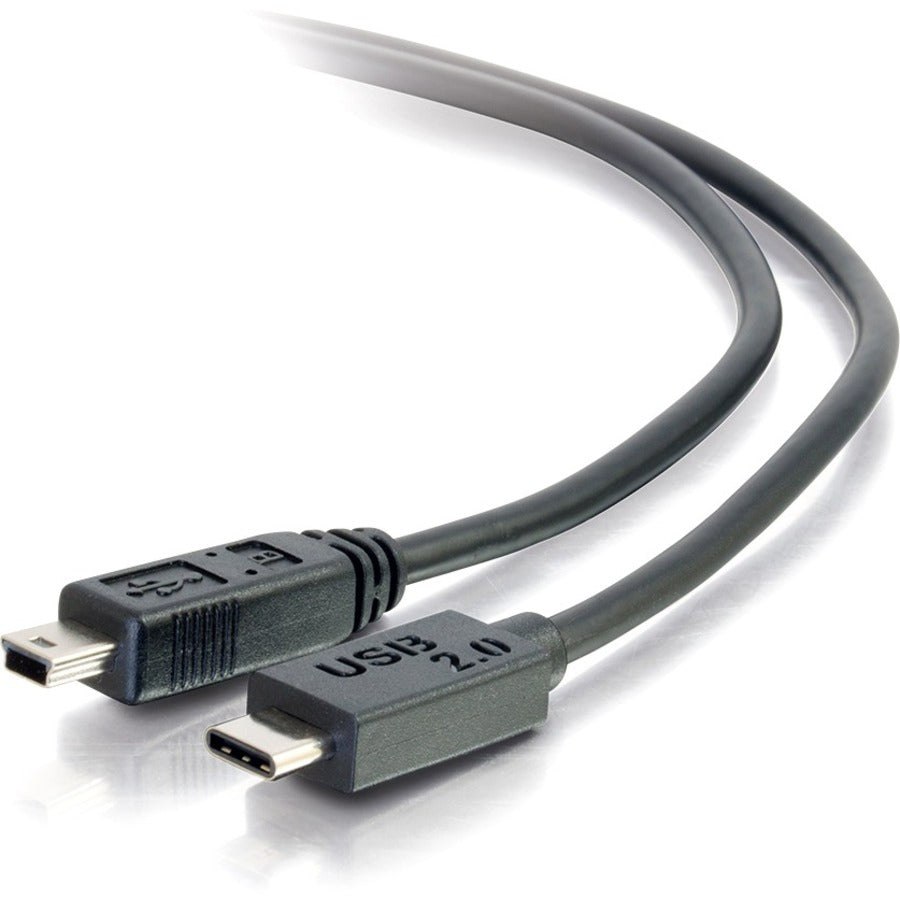 C2G 6ft USB C to USB Mini B Cable - M/M — 28855