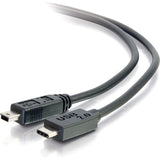 C2G 6ft USB C to USB Mini B Cable - M/M — 28855