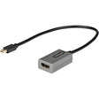StarTech.com Mini DisplayPort to HDMI Adapter, mDP to HDMI Adapter Dongle, 1080p, Mini DP 1.2 to HDMI Video Converter, 12" Long Cable — MDP2HDEC