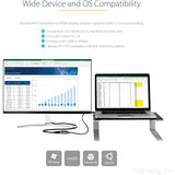 StarTech.com Mini DisplayPort to HDMI Adapter, mDP to HDMI Adapter Dongle, 1080p, Mini DP 1.2 to HDMI Video Converter, 12" Long Cable — MDP2HDEC