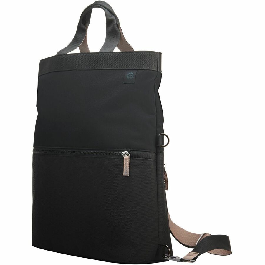 HP Carrying Case (Backpack/Tote) for 14" to 14.1" Notebook - Black, Taupe — 9C2H1AA