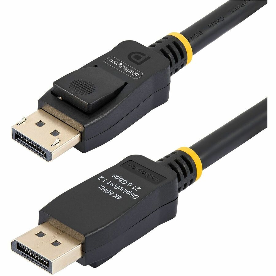 StarTech.com 10ft (3m) VESA Certified DisplayPort Cable - 10 Pack - DisplayPort 1.2 Cable with Latches, 4K 60Hz UHD - Latching DP Connectors — DISPLPORT10L10PK