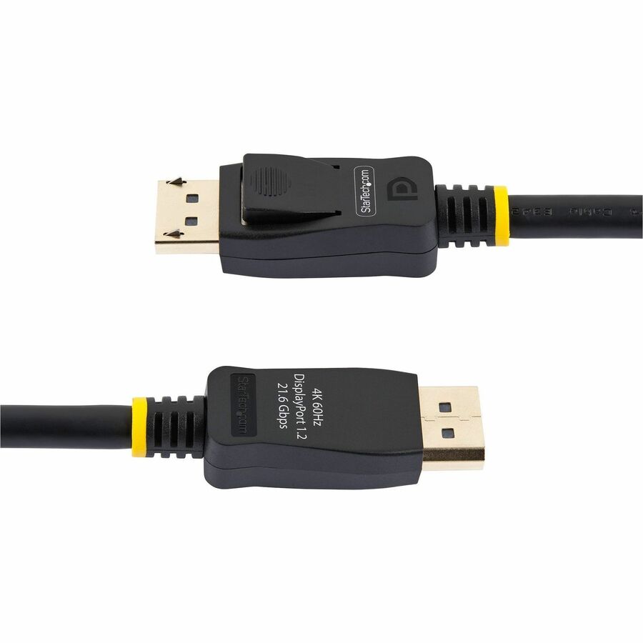 StarTech.com 10ft (3m) VESA Certified DisplayPort Cable - 10 Pack - DisplayPort 1.2 Cable with Latches, 4K 60Hz UHD - Latching DP Connectors — DISPLPORT10L10PK