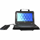 Explorer 5 Work-In Case w/Pocket 11" w/ Shoulder Strap (Black) — MCEB5P11BLK