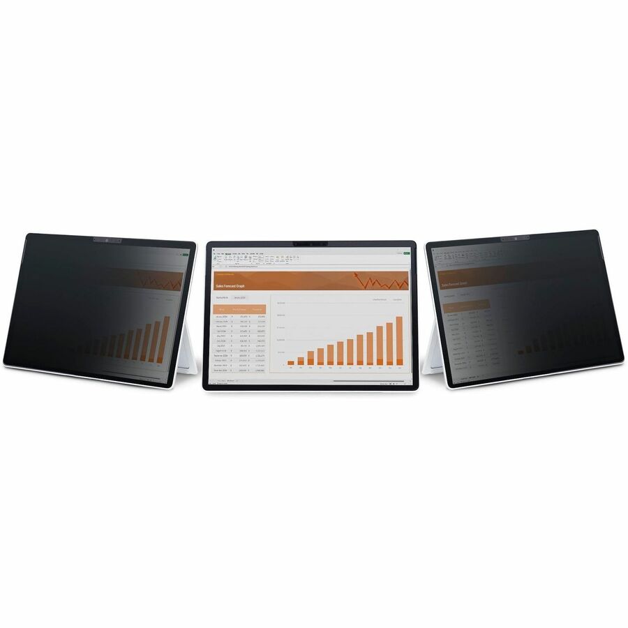 StarTech.com 4-Way 12.3in Surface Pro 4/5/6/7/7+ Privacy Screen Filter, For Portrait/Landscape, Touch-Enabled, +/- 30 Deg. View, Matte — 123SP-PRIVACY-SCREEN