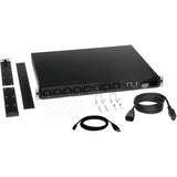 Eaton 2.5kW Single-Phase 208/230V Switched PDU - LX Platform, 8 C13 Outlets, C14 Input 2m Cord, 1U Rack-Mount, TAA — PDUMH15HVNET