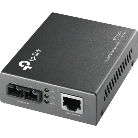 TP-LINK MC200CM - Gigabit SFP to RJ45 Fiber Media Converter - Black — MC200CM
