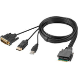 Belkin Modular DVI and DP Dual-Head Host Cable 6 ft. — F1DN2MOD-HC-DP6