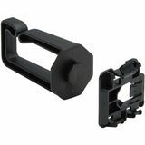 Eaton Tripp Lite Series Cable Management D-Rings for DIN Rails - Multi-Angle, 1U, Black, 2 Pack — NCM-DIN01-02