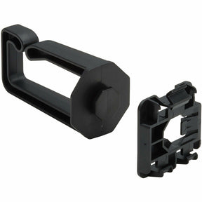 Eaton Tripp Lite Series Cable Management D-Rings for DIN Rails - Multi-Angle, 1U, Black, 2 Pack — NCM-DIN01-02