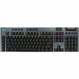 Logitech G915 X LIGHTSPEED Low-Profile Wireless Gaming Keyboard, Double-Shot PBT Keycaps, Fully Programmable Keys, RGB Backlighting, Sleek Aluminum Finishing, GL Blue Clicky Switches - PC/Mac — 920-012704