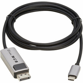 Eaton Tripp Lite Series USB-C to DisplayPort Active Adapter Cable (M/M) - 8K 60 Hz, 4K 144 Hz, HDR, 4:4:4, HDCP 2.3, Black, 6 ft. (1.8 m) — U444-006-DP8K6