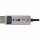 Eaton Tripp Lite Series USB-C to DisplayPort Active Adapter Cable (M/M) - 8K 60 Hz, 4K 144 Hz, HDR, 4:4:4, HDCP 2.3, Black, 6 ft. (1.8 m) — U444-006-DP8K6