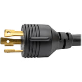 Eaton Tripp Lite Series Power Extension Cord, NEMA L5-30P to NEMA L5-30R- Heavy-Duty, 30A, 125V, 10 AWG, 10 ft. (3.05 m), Black, Locking Connectors — P046-010-LL-30A