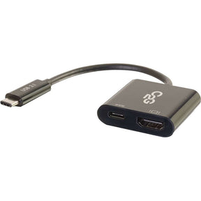 C2G USB C to 4K HDMI Adapter with Power Delivery — 29531
