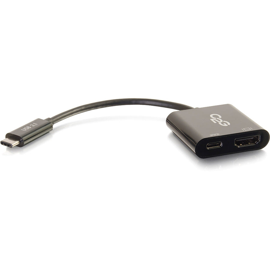 C2G USB C to 4K HDMI Adapter with Power Delivery — 29531