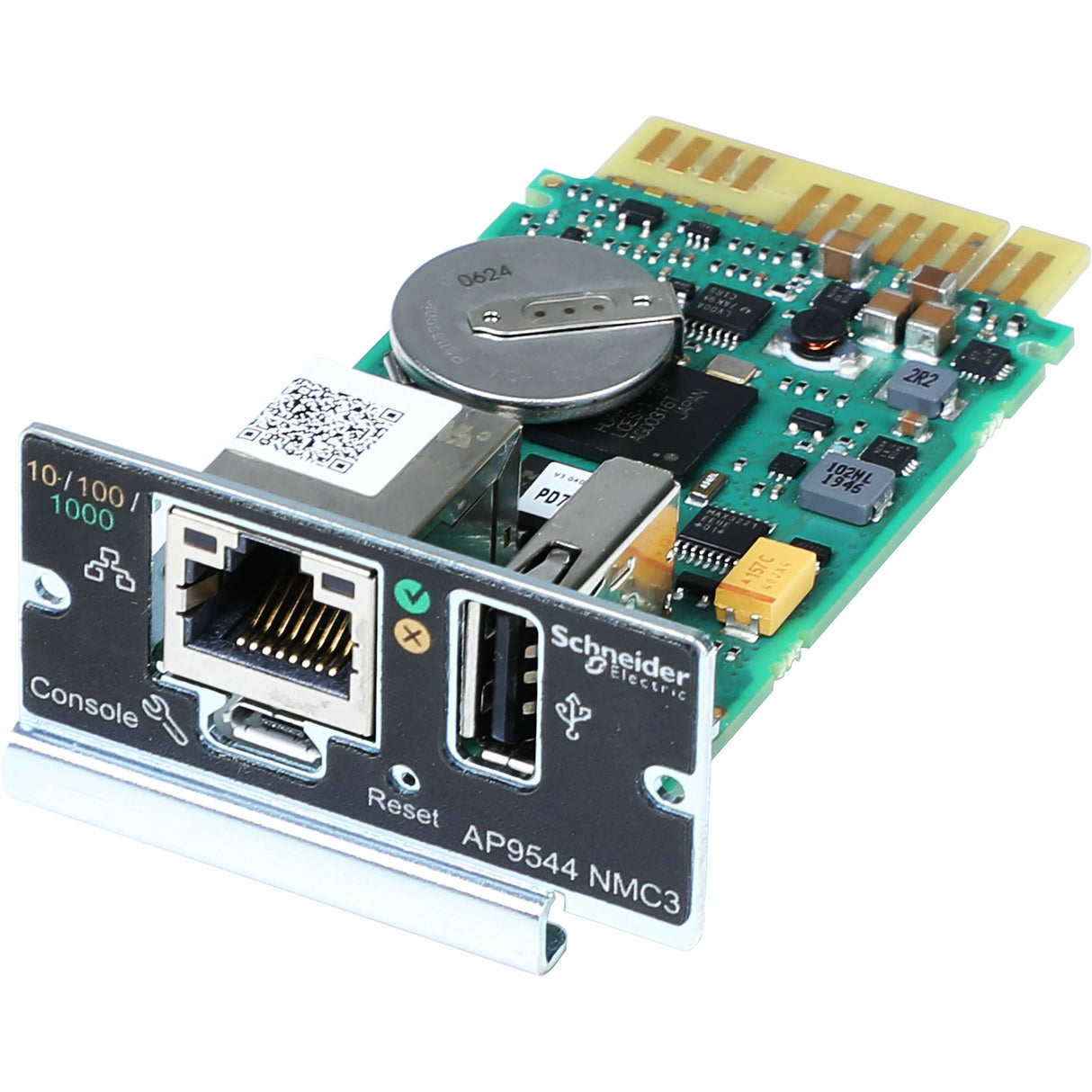 Device monitoring and management, Network Management Cards, NMC3 for Easy UPS On-Line, secure remote UPS monitoring and management — AP9544
