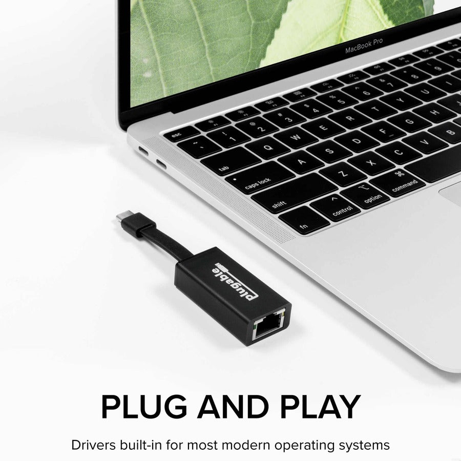 Plugable USB C to Ethernet Adapter, Fast and Reliable Gigabit Speed — USBC-TE1000