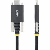 StarTech.com 6.6ft (2m) USB-C Charging Cable, Side Screw Locking, 240W (5A) PD EPR, Silicone Jacket w/Braid, Rugged USB 2.0 Cord, USB-IF — S2CEPR2M-USBSL-CABLE