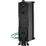Eaton Tripp Lite Series 8-Port Metal Shielded DIN-Rail Mount Preloaded Keystone Patch Panel with Grounding, Black/Silver, TAA — N063-008-6A-SH
