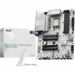 MSI Z890-S WIFI WHITE Gaming Desktop Motherboard - Intel Z890 Chipset - Socket LGA-1851 - ATX — Z890SWHITEWIFI